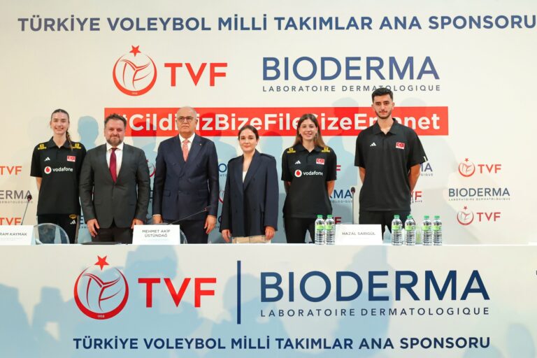 BİODERMA, TÜRKİYE VOLEYBOL MİLLİ TAKIMLARININ ANA SPONSORU OLDU